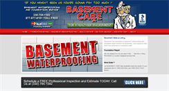 Desktop Screenshot of basement-care.com